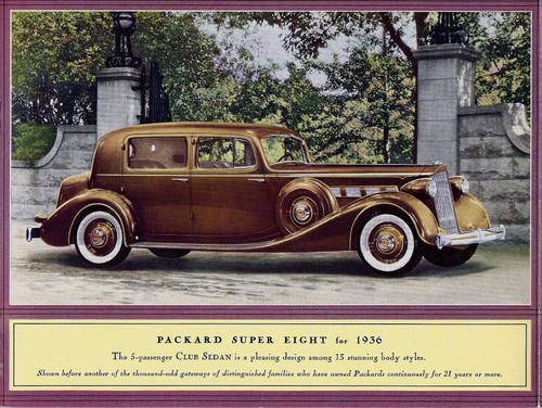 1936 packard super eight - packard,