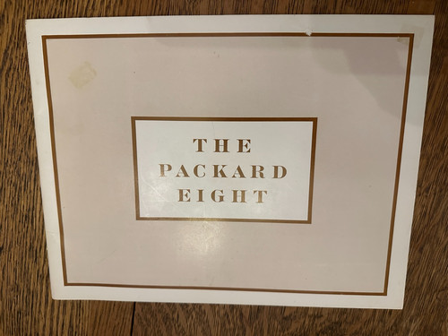 The packard eight 1933 - packard, ad