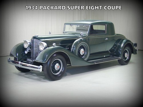 1934 packard super eight coupe - 1934,